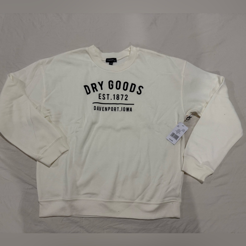 Dry Goods Cream Crewneck Sweater